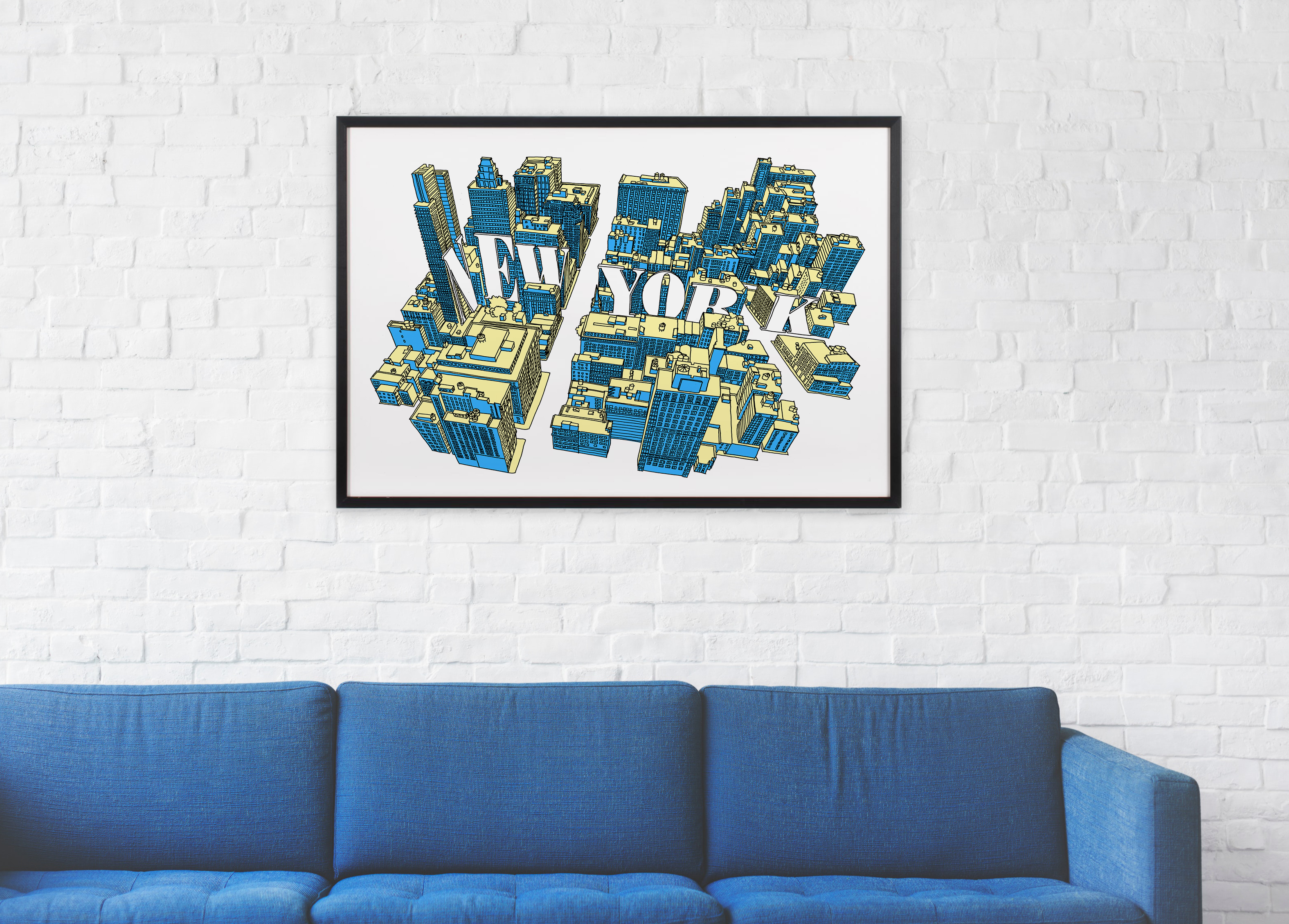 New York art print